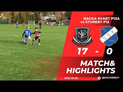 Stureby SK P12 vs Nacka Svart