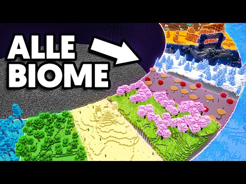 Ich habe ALLE BIOME in Survival Minecraft gebaut [100h+]