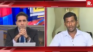 Actor Vishal Speaks To Republic TV | Exclusive video