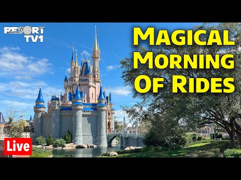 🔴Live: Magical Morning of Rides & Parades at Magic Kingdom & Epcot on Cinco de Mayo 2024