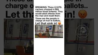 USPS Workers BUSTED in $24 Million Check Scheme 🚨 #Shorts