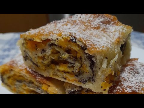 Tikvenik❗💥  Bundevara sa makom❗Slatka pita sa gotovim korama❗💥