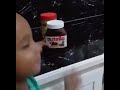 Kid spells Nutella and says peanut butter (kid spells Nutella) kid spelling nutella