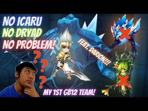 My First GB12 Team!! No Icaru!! No Dryad!! Revisiting Darion!! Summoners War