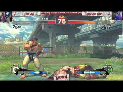 Winner's Finals: YOMI Joel (Ryu) vs. Pokchop (Abel) - USF4; Capcom/Anime Week 2