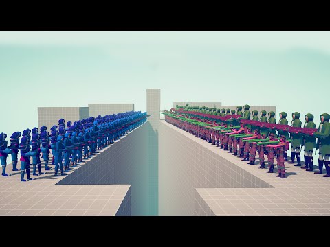 Totally Accurate Battle Simulato 😱 Army Soldier vs 100 Units - TABS