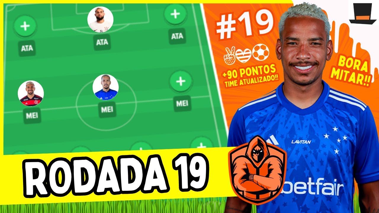 RODADA #19 - CARTOLA FC 2024 | TIME ATUALIZADO