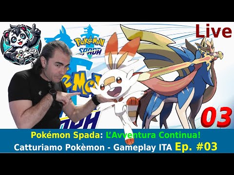 ✨Pokémon Spada: L’Avventura Continua! Catturiamo Pokèmon Live - Gameplay ITA Ep. 3 🎮🐾