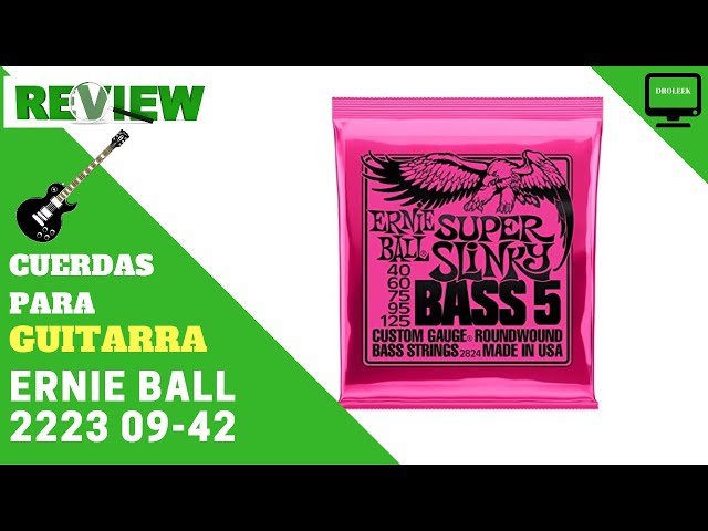 Vídeo relacionado con Ernie Ball 2223 - Juego de cuerdas para guitarras eléctricas, Super (9-42), 1 paquete