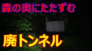 千葉県では有名な廃トンネル　観音トンネルで夜探索をしてみた