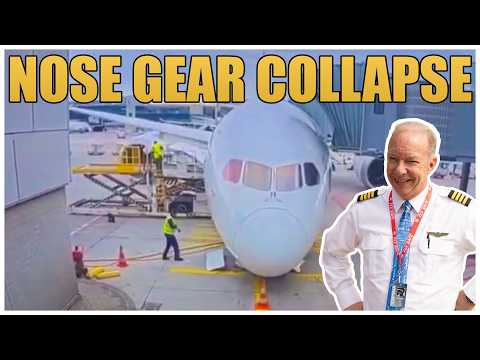 Lufthansa 787 COLLAPSES at the Gate! - Pilot Reacts
