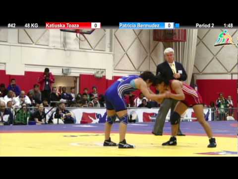 2012 Pan Am: 48 KG 1st Place: Katiuska Toaza (ECU) vs. Patricia Bermudez (ARG)