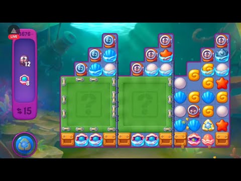 Fishdom lvl 3668-3676 Booster or not?💥🐠🔥Gameplay #338👑🎮