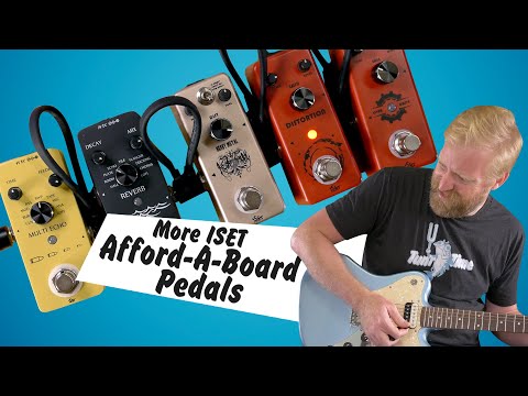 More ISET pedals - Overdrive / Distortion / METAL / Reverb / Delay #affordaboard