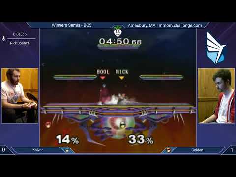 MMOM143 SSBM - Kalvar (Marth) vs. Golden (C. Falcon) - Melee WSF