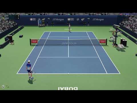 Djokovic vs De Minaur Full Ace Tennis SF ATP500 Dubai