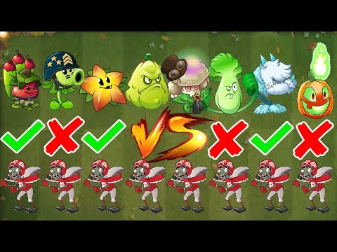 PvZ 2 All Plants VS Football All-Star Zombie Max Speed - Who Will Win? Funny PvZ2