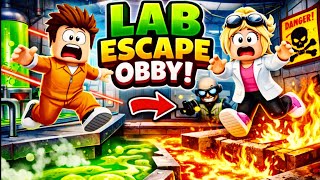 Lab Escape Obby 😱 | Toxic Lab Se Escape Kiya! | part 1 | Roblox Gameplay Hindi | VikashXbyte 