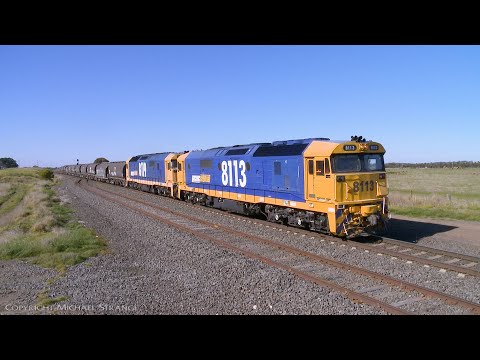 Pacific National 6QK6 Grain Train - PoathTV Australian Railways