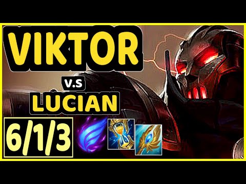 DOVE (VIKTOR) vs LUCIAN - 6/1/3 KDA MID GAMEPLAY - KR Ranked MASTER