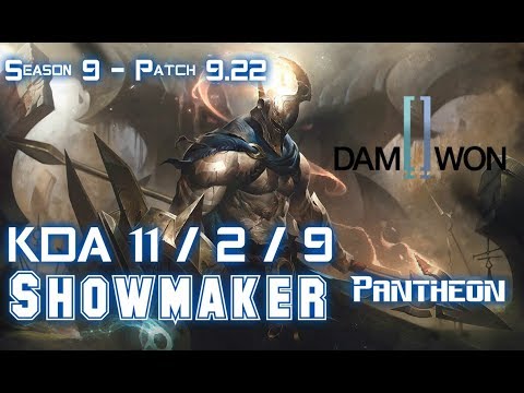 DWG Showmaker PANTHEON vs ORNN Mid - Patch 9.22 KR Ranked