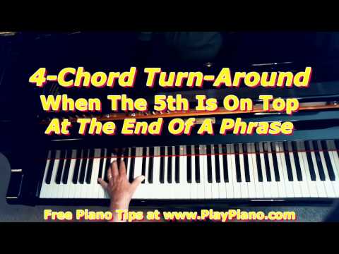 4 Chord Musical Turnarounds For Piano