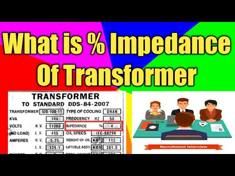 What is % impedance in Transformer | Parallel operation of Transformer