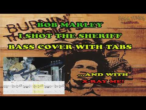 Bob Marley - I Shot the Sheriff BASS COVER with Tabs and Sheet (High Fidelity Transcription)