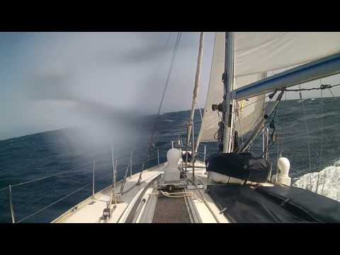 SY Moana bei Windstärke 7