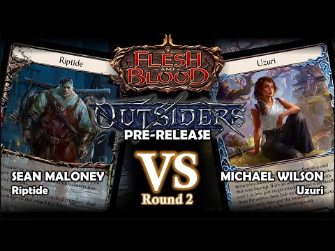 Riptide v. Uzuri | Flesh and Blood TCG | Outsiders Pre-Release | Round 2