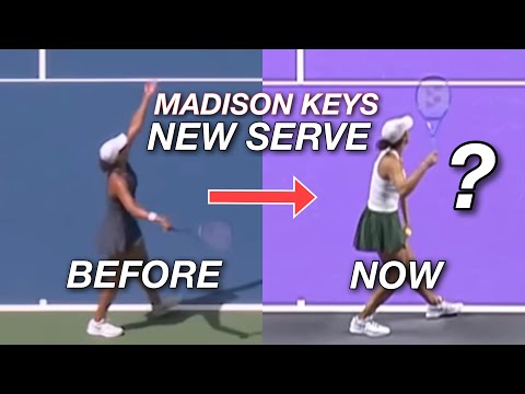 Madison Keys NEW Reverse Lag Serve at the WTA Finals
