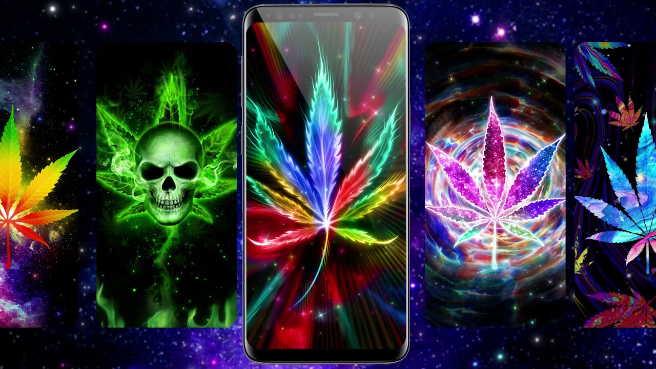 Neon Weed Live Wallpapers Theme