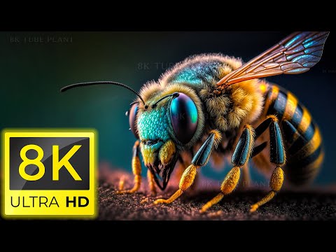 8K Insect LIFE - Relaxing ambient music and basic nuances of the insect world in 8K ULTRA HD
