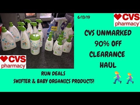 CVS 90% OFF UNMARKED BABY ORGANICS PRODUCTS & SWIFTER PRODUCTS HAUL~RUN DEALS~AMAZING SAVINGS