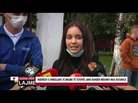 NXËNËSIT E SHKOLLAVE TË MESME TË TETOVËS JANË KUNDËR MËSIMIT NGA DISTANCA