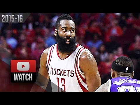 James Harden Full Highlights vs Kings (2016.04.13) - 38 Pts, SICK!