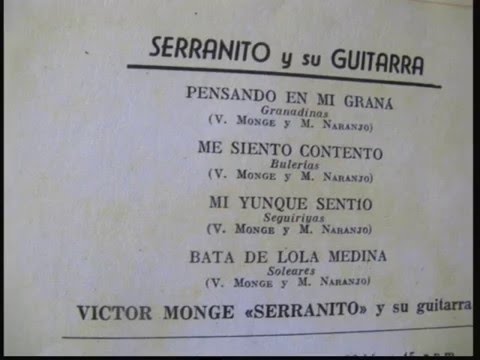 VICTOR MONGE SERRANITO Y SU GUITARRA  ODEON EP  DSOE 16.515 ( 1963 )