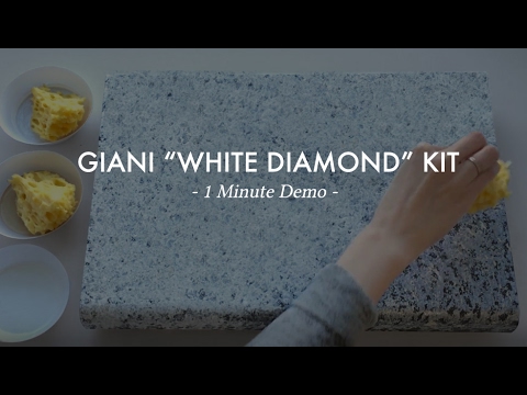 White Diamond (1 Min Demo) - Giani Countertop Paint