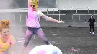preview picture of video 'Colour 5k Run: Punchestown'