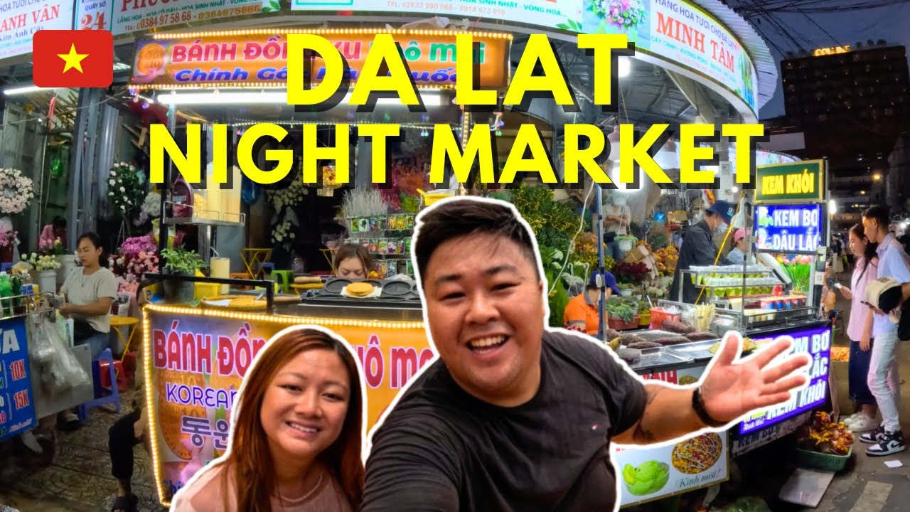 Đà Lạt Night Market offers a feast of flavors and handcrafted treasures.