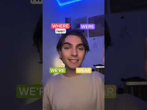 Where, Were, We’re, Wear 🗣️