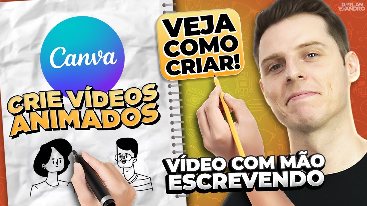 ✍️ Mãozinha desenhando no Canva? Como criar Vídeos Animados estilo Whiteboard no Canva!