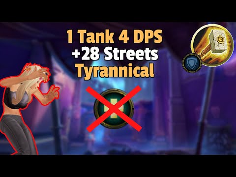 THIS IS CRAZY! 🤯 +28 Streets Tyrannical 1 Tank 4 DPS