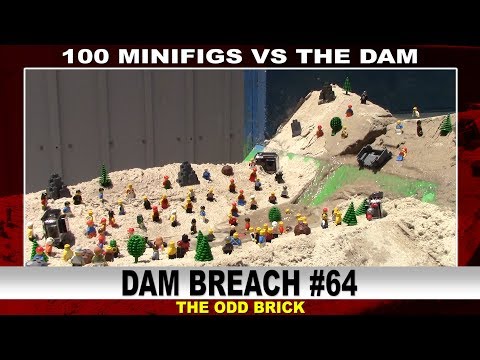 LEGO Dam Breach #64 - 100 Minifigs VS the Dam