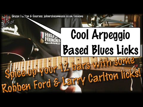 Using Arpeggio Licks To Spice Up A Blues Solo