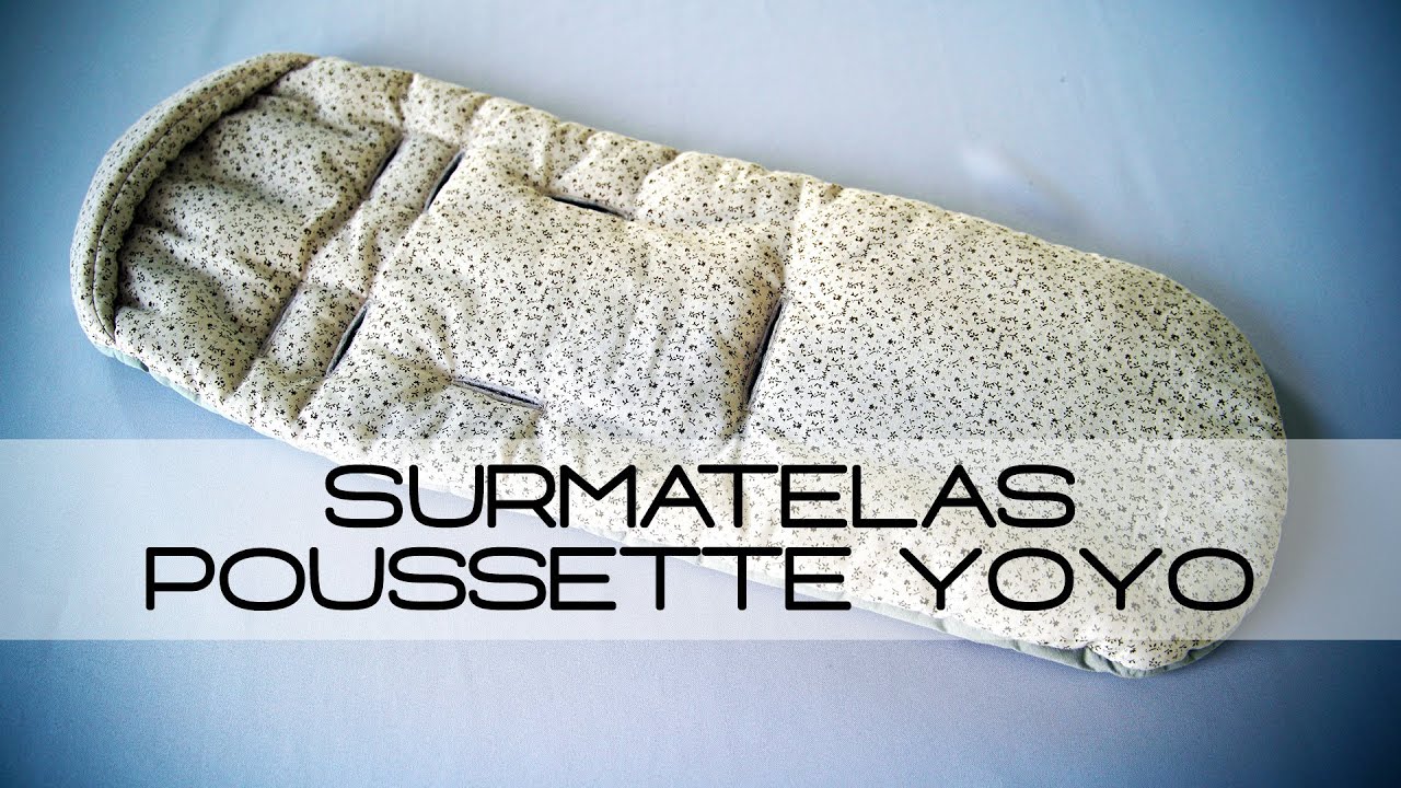 TUTO COUDRE UN SURMATELAS POUR POUSSETTE CANNE (couture facile pour débutant)