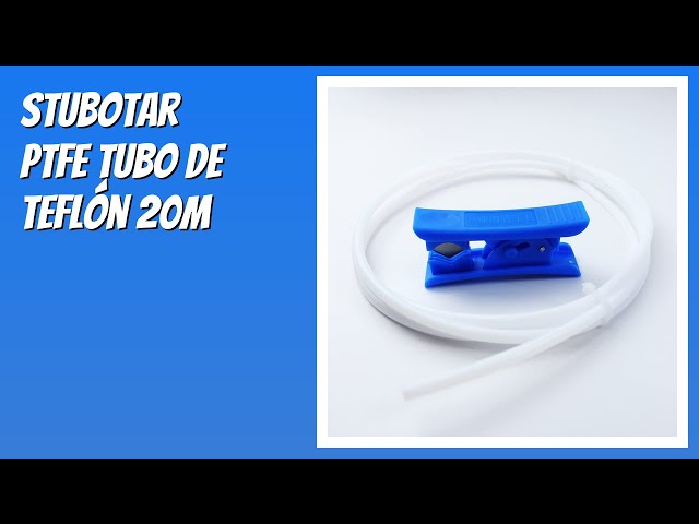 Vídeo relacionado con BRIEFCEC PTFE Bowden Tubo 1M para Impresora 3D 1,75mm Filamento 4mm ID 6mm OD Teflón Bown Tubo (4Piezas, Blanco)