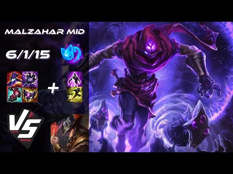 MID Malzahar vs Twisted Fate - NA Grandmaster Patch 25.S2.5