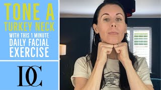 Tone A Turkey Neck With This 1 Minute Daily Facial Exercise