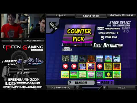 ePG Weekly - GC | Silent Wolf (Fox) Vs. Aki (Ness) SSBPM (Grand Finals) - Project M p1